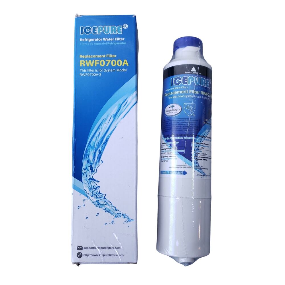 IcePure RWF0700A Refrigerator Water Filter Replacement Samsung Kenmore NEW
